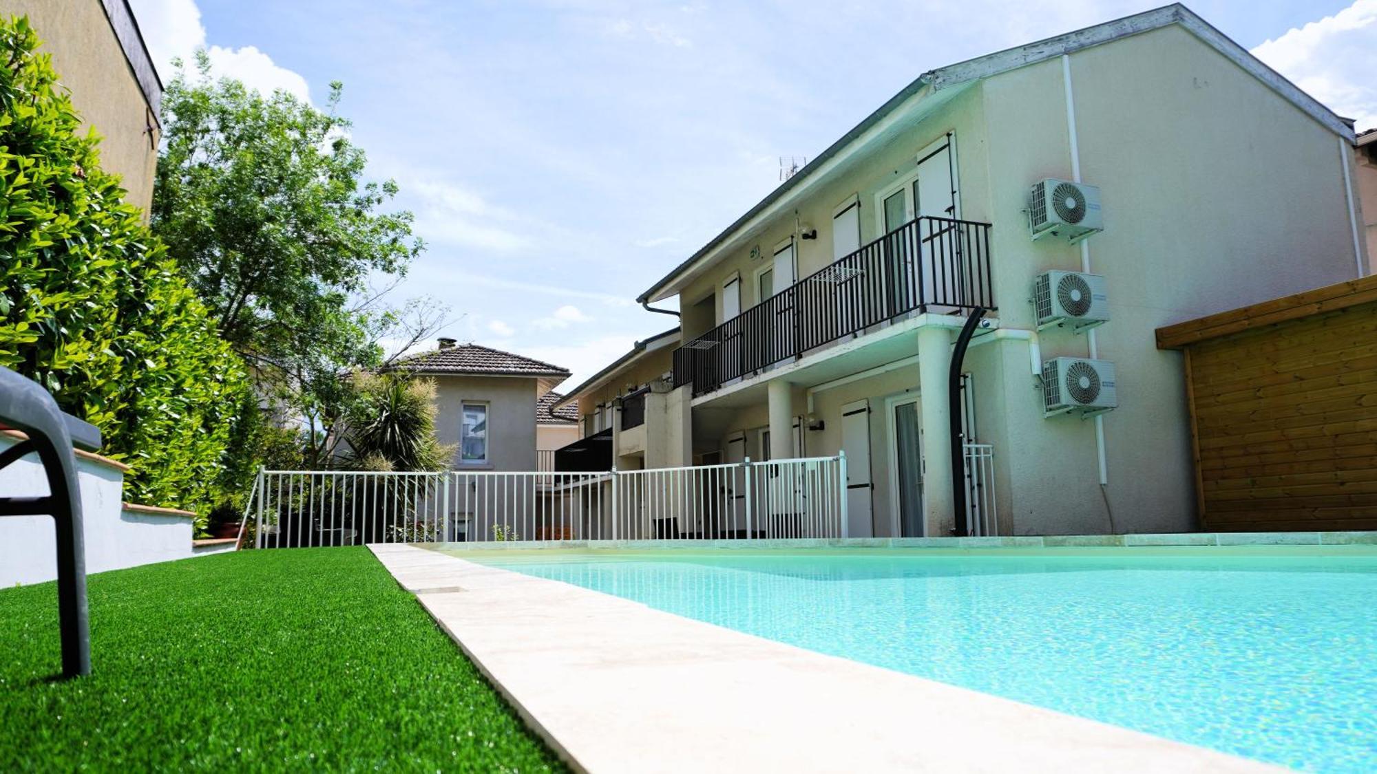 Aubergade Hotel Barbotan-les-Thermes Exterior foto